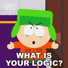 What Is Your Logic Kyle Broflovski GIF - What Is Your Logic Kyle Broflovski South Park GIFs
