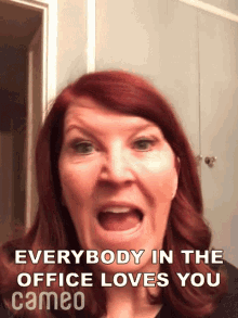 Everybody In The Office Loves You Kate Flannery GIF