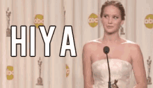 Jennifer Lawrence Hi Ya GIF - Jennifer Lawrence Hi Ya Waving GIFs