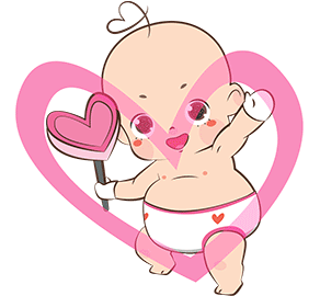 Baby Boy Cute Sticker - Baby Boy Cute Heart Stickers