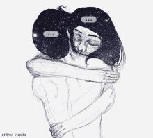 Hug Couple GIF - Hug Couple Thoughts GIFs
