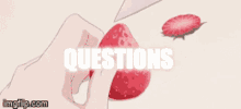 Strawberry Cafe Questions GIF - Strawberry Cafe Questions GIFs