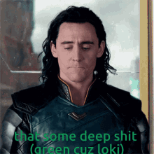 Deep Shit Loki GIF - Deep Shit Loki GIFs