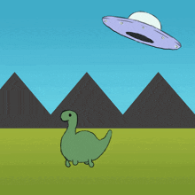 Abduction Gone Wrong Dinosaur GIF - Abduction Gone Wrong Dinosaur Ufo GIFs