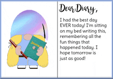 Gnome Dear Diary GIF - Gnome Dear Diary Animated Gnome Card GIFs