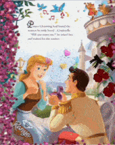 a picture of cinderella and prince charming from disney 's cinderella