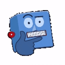 fuzk fuzkspin therealfuzk blue robot avatar fuzkthink