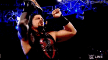 Roman Reigns Intercontinental Champion GIF - Roman Reigns Intercontinental Champion Entrance GIFs