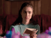 Margaret Qualley Notes GIF - Margaret Qualley Notes Alex GIFs