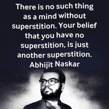 abhijit naskar naskar superstition superstitious prejudice