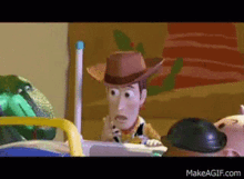 Toy Story Andy Is Coming GIF - Toy Story Andy Is Coming Panic GIFs