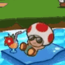 Toad Paper Toad GIF - Toad Paper Toad Relaxing GIFs