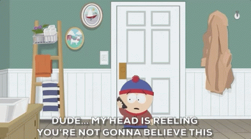 Dude My Head Is Reeling Youre Not Gonna Believe This GIF - Dude My Head