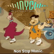 Flintstone Nyc Dancing Flintstone GIF