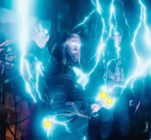 Lightning Surging Unlimited Power GIF