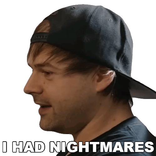 I Had Nightmares Jared Dines Sticker - I Had Nightmares Jared Dines I Experienced Nightmares Stickers