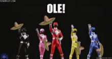 Ole Power Rangers GIF - Ole Power Rangers Cinco De Mayo GIFs