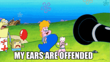 My Ears Are Offended Lady Upturn GIF - My Ears Are Offended Lady Upturn Spongebob GIFs