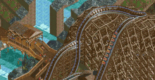 Rct Coaster Works Rmc First Drop GIF - Rct Coaster Works Rmc First Drop GIFs