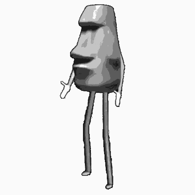 🙇🗿, Moai Emoji