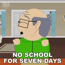 No School For Seven Days Herbert Garrison GIF - No School For Seven Days Herbert Garrison South Park Spring Break GIFs