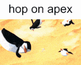 Apex Legends Penguins GIF - Apex Legends Penguins Hop On GIFs