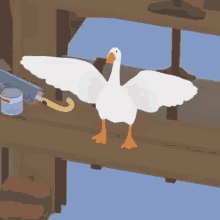 honk goose game untitled goose game flapping wings