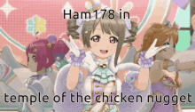 Ham178 Temple Of The Chicken Nugget GIF - Ham178 Temple Of The Chicken Nugget Nijigasaki GIFs