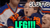 a group of people laughing with the words lotto lfg !!!
