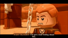 Lego Star Wars Anakin Skywalker GIF - Lego Star Wars Anakin Skywalker Ive Got A Bad Feeling About This GIFs