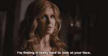 Connie Britton Hard To Look At Your Face GIF - Connie Britton Hard To Look At Your Face GIFs