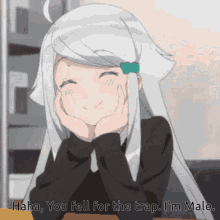 trap joke anime happy