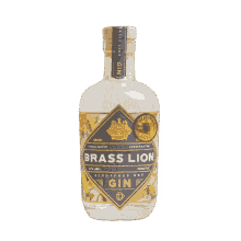 brass lion gin celebrate drink yay
