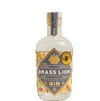 Brass Lion Gin Sticker - Brass Lion Gin Celebrate Stickers