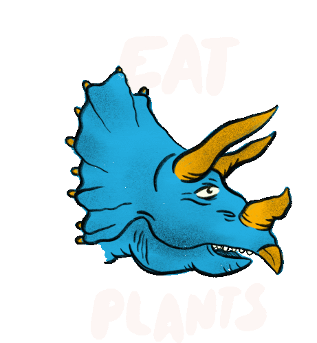 Plants Eat Sticker - Plants Eat Plant Based Diet Stickers