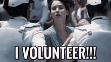Katniss Volunteer GIF - Katniss Volunteer GIFs