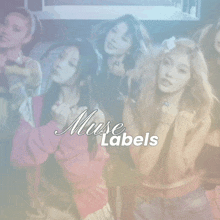 a poster for muse labels shows a group of young women