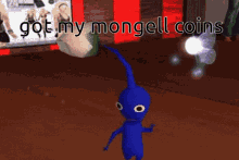 Mongell Coin Blue Pikmin GIF - Mongell Coin Blue Pikmin Pikmin GIFs