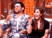 Couple Laughing GIF - Couple Laughing Vikas GIFs