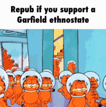 repub if you support a garfield ethnostate garfield