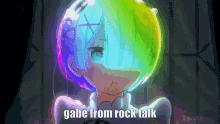Rock Talk Rem GIF - Rock Talk Rem Gabe GIFs
