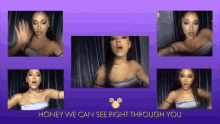 Honey We Can See Right Through You Ariana Grande GIF - Honey We Can See Right Through You Ariana Grande Disney Family Singalong GIFs