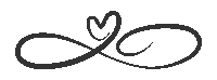 a black and white infinity symbol with a heart in the middle .