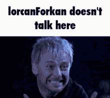 Lorcan Forkan Doesnt Talk Here GIF