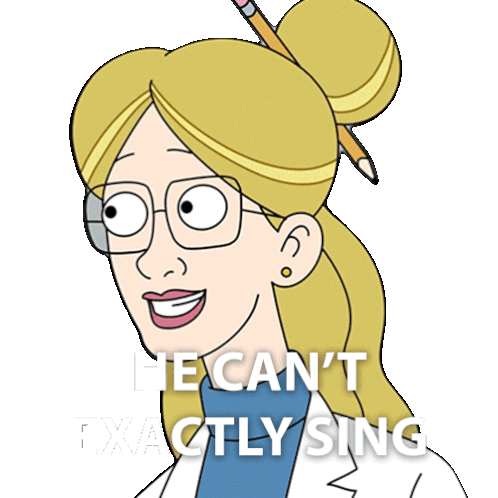 He Can'T Exactly Sing Dr Farrah Braun Sticker - He Can'T Exactly Sing Dr Farrah Braun Mulligan Stickers