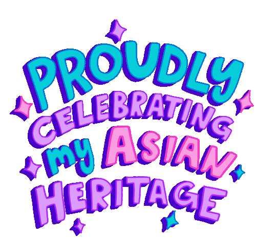 Proudly Celebrating My Asian Heritage Asian Activism Sticker - Proudly Celebrating My Asian Heritage Asian Activism Asian American Activism Stickers