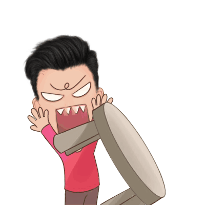 Hoangdinh Angry Sticker