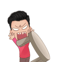 Hoangdinh Angry Sticker - Hoangdinh Angry Throw Stickers