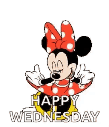 Minnie Mouse Bow GIF - Minnie Mouse Bow Happy Wednesday GIFs