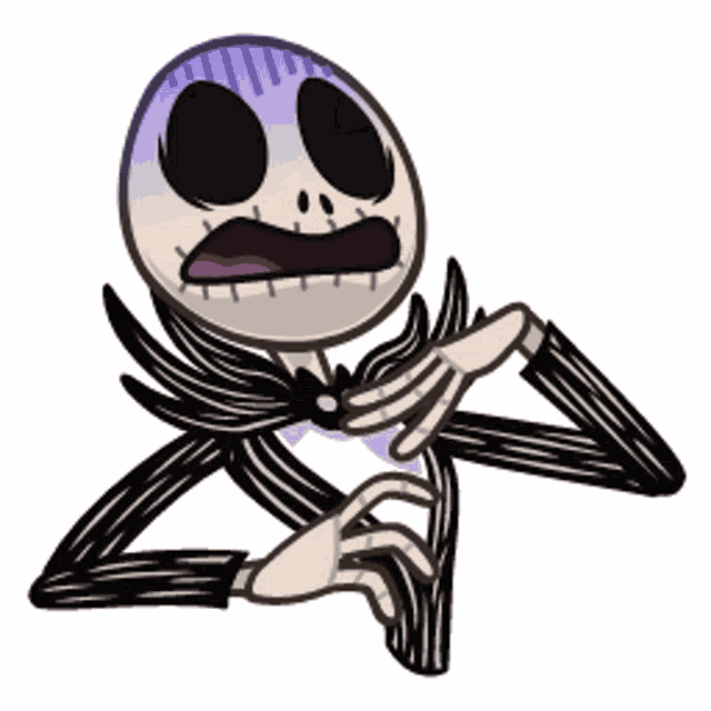 Jack Skellington is a #Hallowstream mood. 🎃👑 